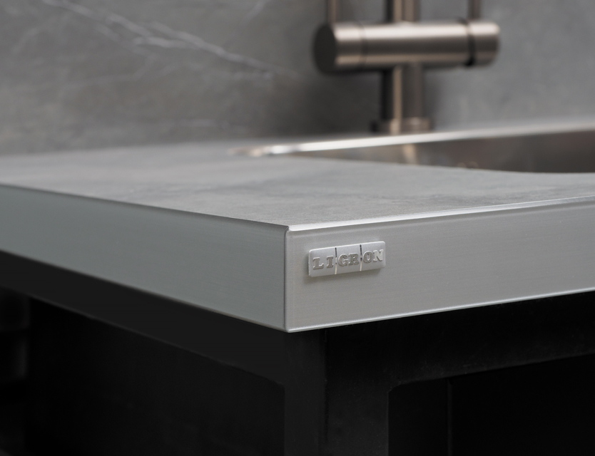 Столешницы для кухни - Пульпис сильвер LIGRON LIST383 2127 - Вид №6