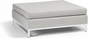 MNST51 Табурет для ног средний белый lotus smokey Manutti Zendo