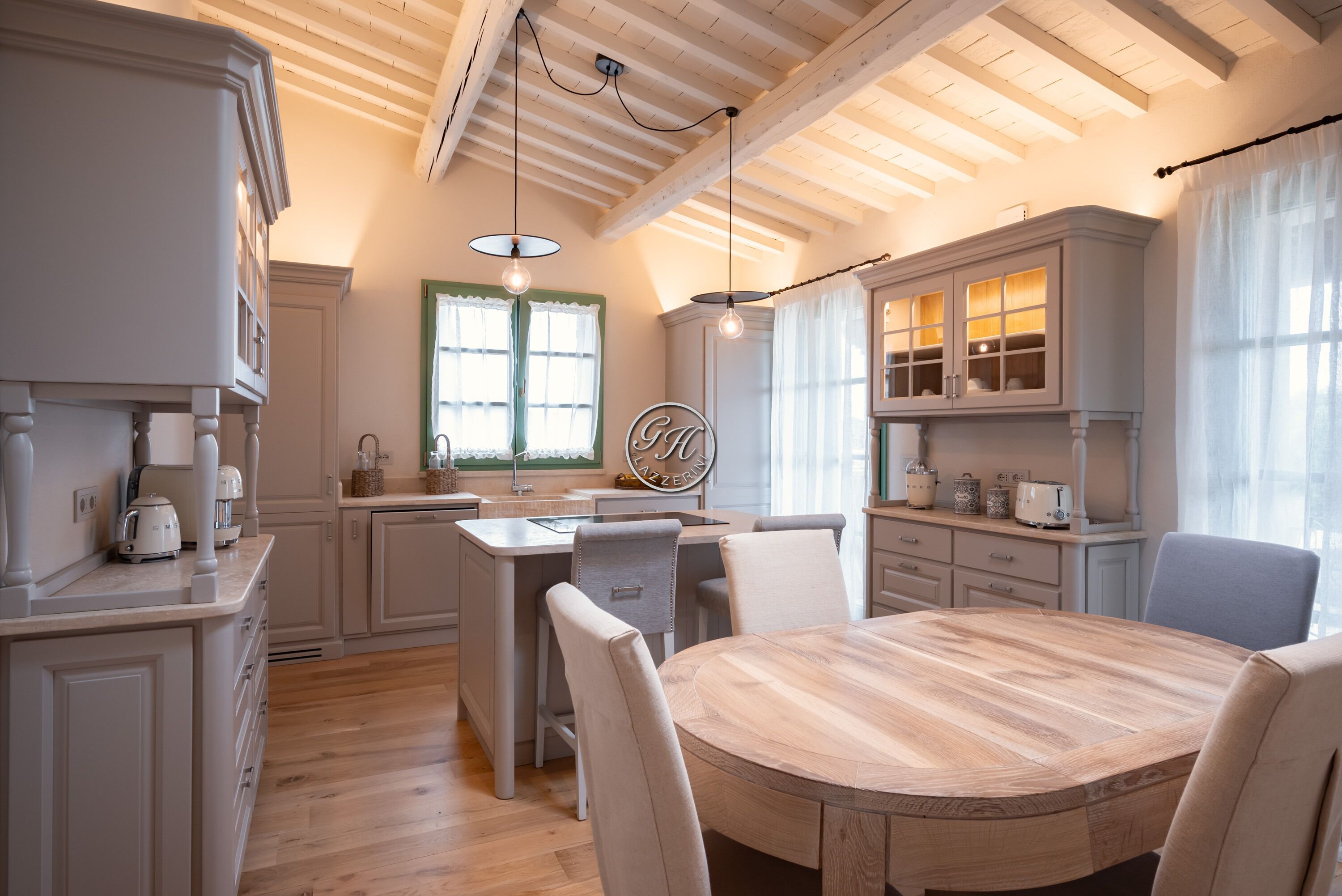 Кухня на заказ с островом GH LAZZERINI Cucina 32 ARCH-00121383 - Вид №1