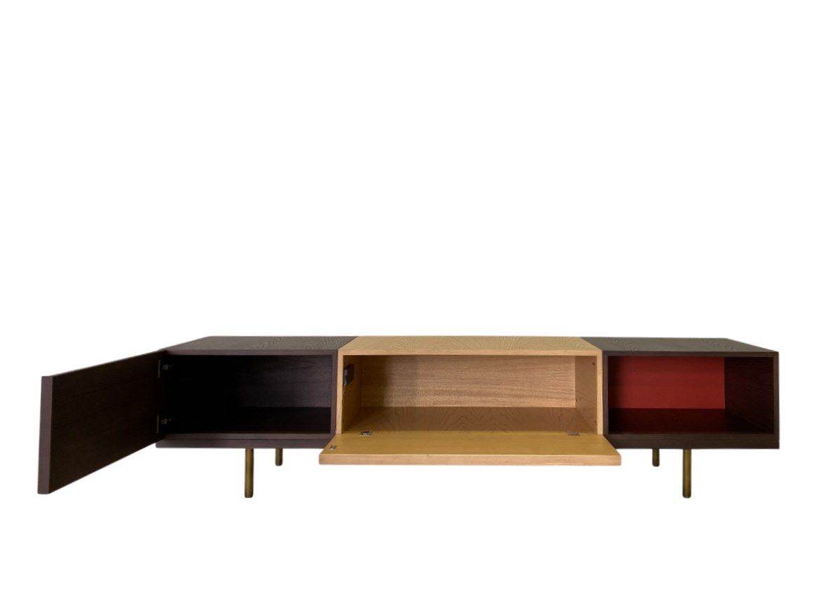 Деревянный низкий ТВ-шкаф Morelato ARCH-00099110 - Вид №1