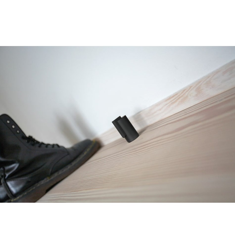 FROST Дверной упор 1, 55мм » черный / черный Нержавеющая сталь Черный N1931-B  - Вид №2