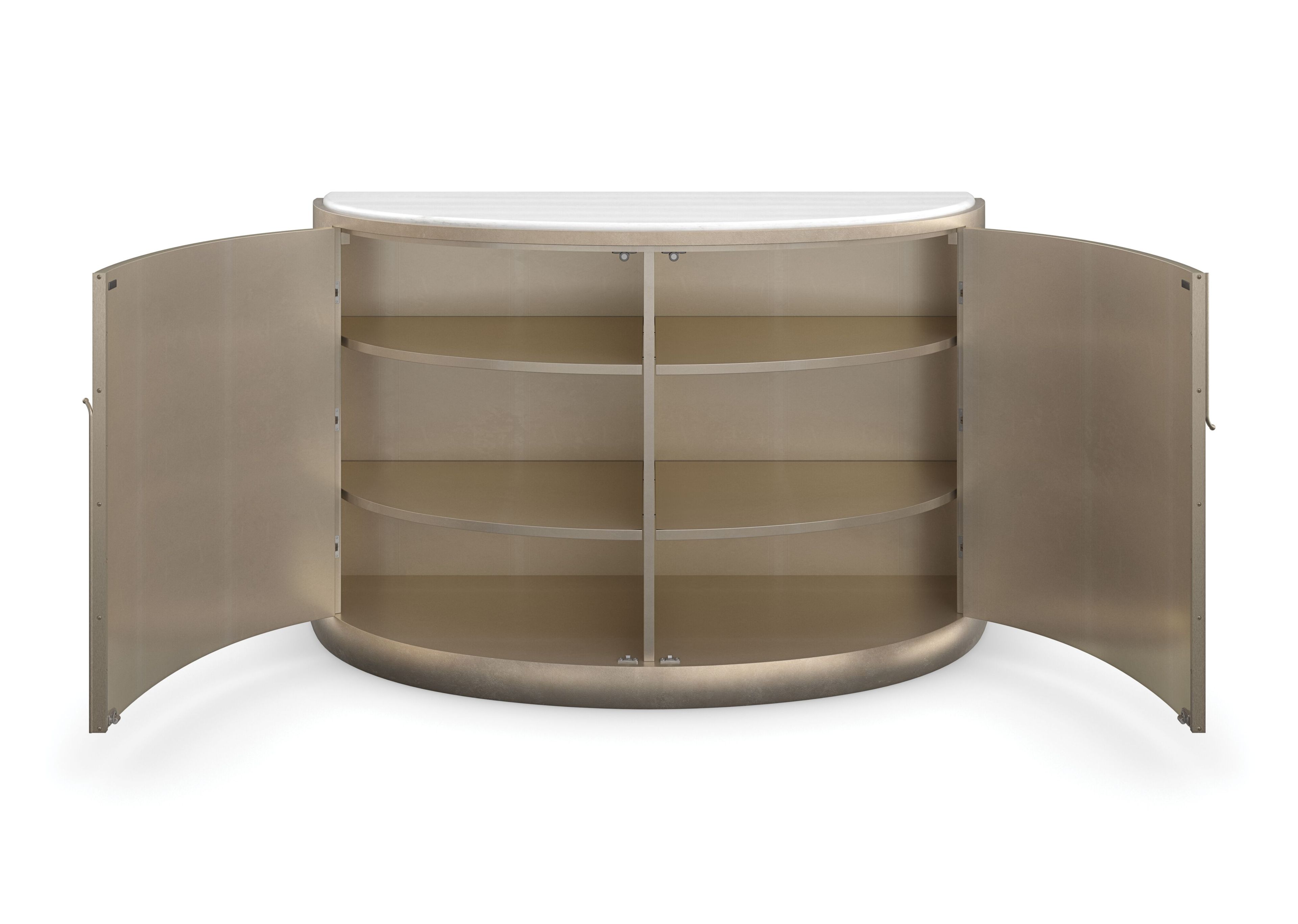 Шкаф с каменным верхом и распашными дверями Caracole MERIDIAN ARCH-00070149 - Вид №1