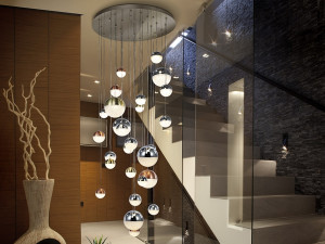 109087 Подвесной светильник LED 27L Ø80 DIM BLUETOOTH CCT цветной Schuller Sphere