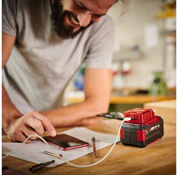 EINHELL Usb-адаптер для аккумулятора Accessori utensili sun-id-1415970 - Вид №2