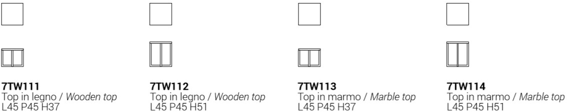 Marelli Квадратный журнальный столик из мрамора и дерева sun-id-1417191 - Вид №7
