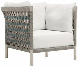 JANUS et Cie Кресло из морской веревки с подлокотниками Anatra