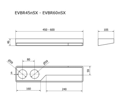 Держатель для полотенец / полка для ванной комнаты с порошковым покрытием EVER Life Design Brunt ARCH-00105081 - Вид №11