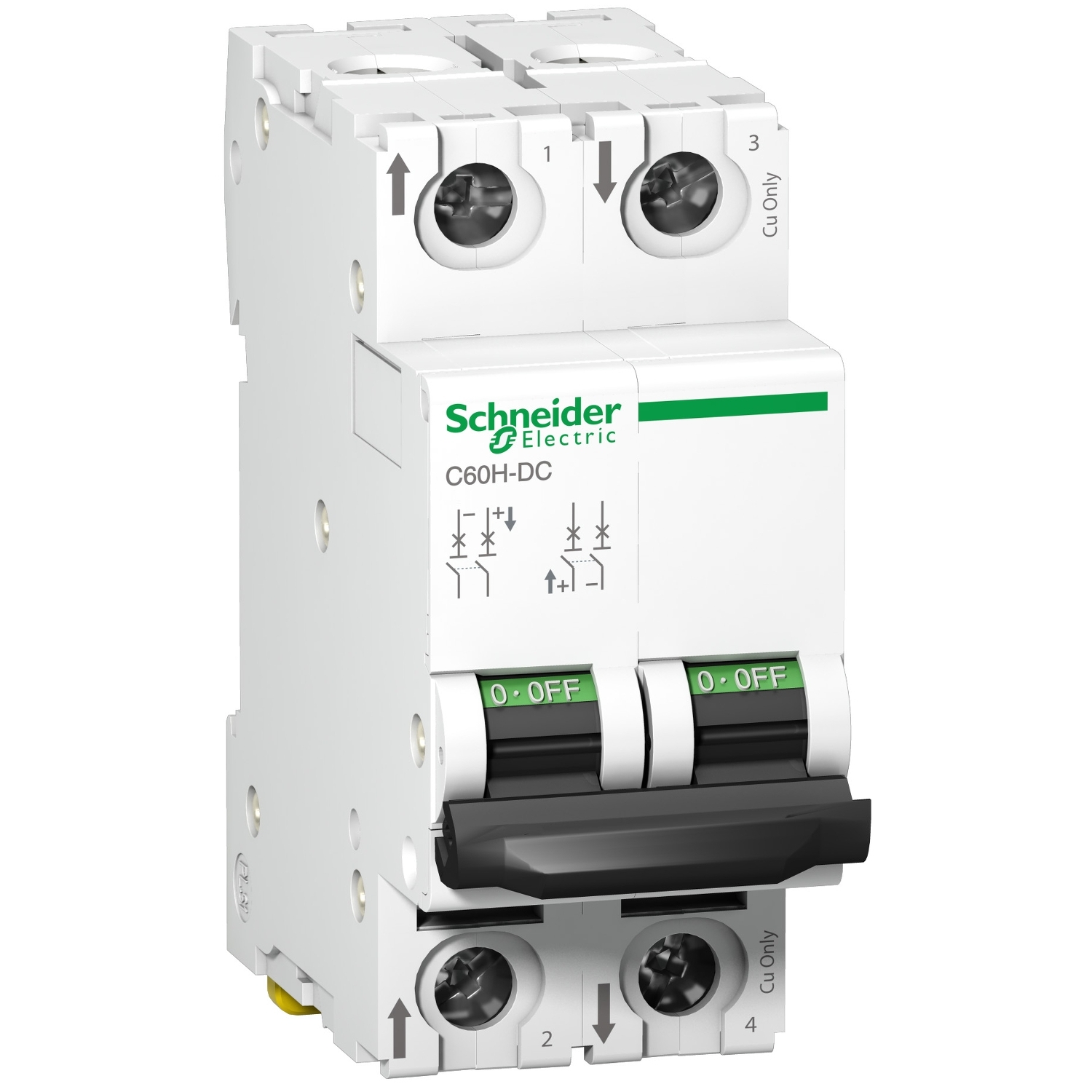 A9N61538 Автоматический выключатель Acti9 2P 50А (C) 10кА Schneider Electric Acti 9 