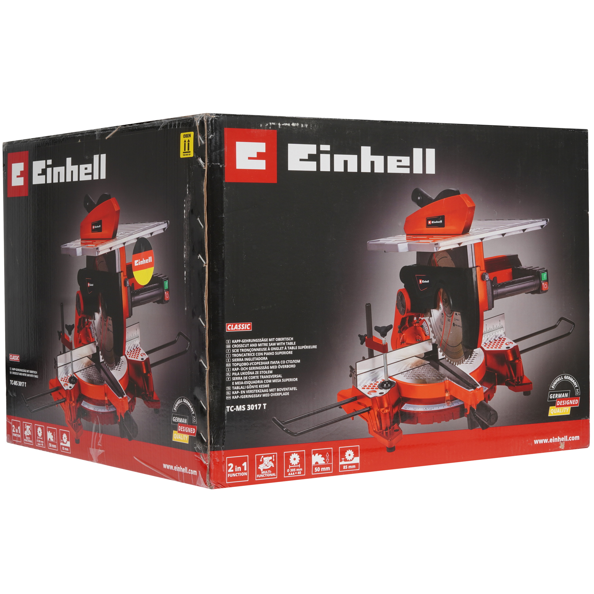 Торцовочная пила комбинированная Einhell TC-MS 3017 T 9086094 STDN-0151113 - Вид №10