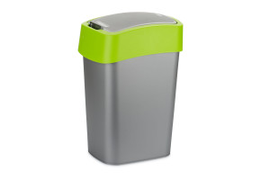 16371374 Контейнер для мусора FLIP BIN 10л, зеленый 190172 CURVER