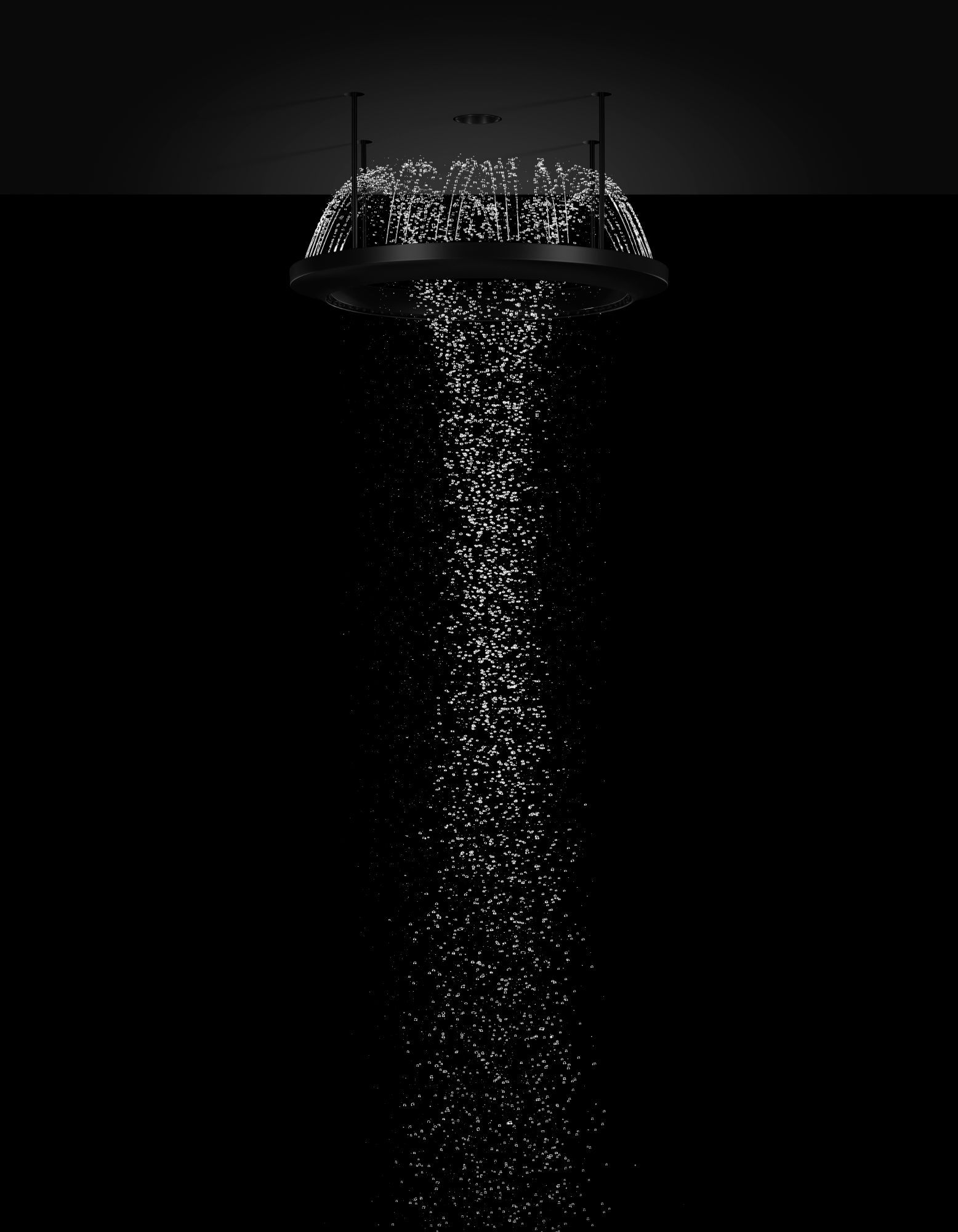 Круглая потолочная душевая головка с 3 струями DornBracht AQUAHALO ARCH-00016314 - Вид №6