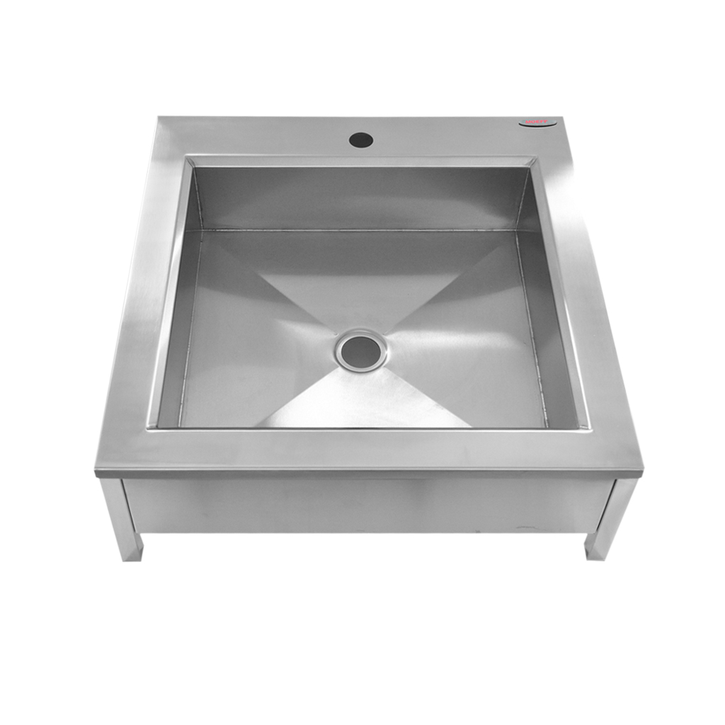 MF-56 Ванна для ног (800х800) Public Steel  - Вид №1