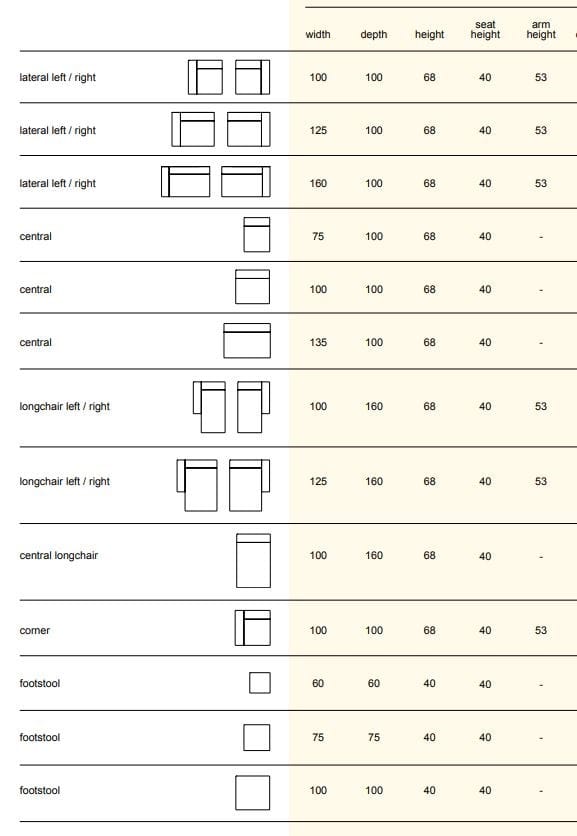 Модульный тканевый диван Ph Collection SUMO ARCH-00060952 - Вид №2