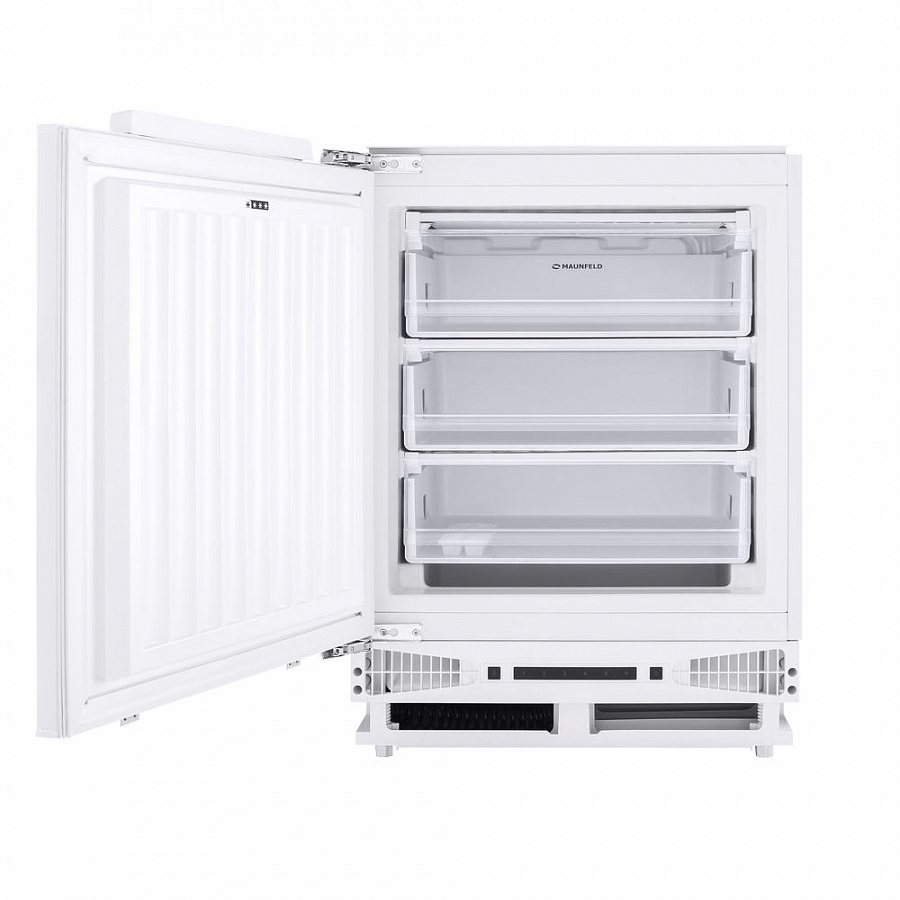 MBFR88SW Морозильник встраиваемый / однокамерный морозильник. тип установки: встраиваемый.общий/полезный объем, л: 99/95. управление: электронное.класс энергопотребления: a+. тип хладогента: r600a. климатический класс: n-st. перенавешиваемые двери. антиба Santreyd  - Вид №1