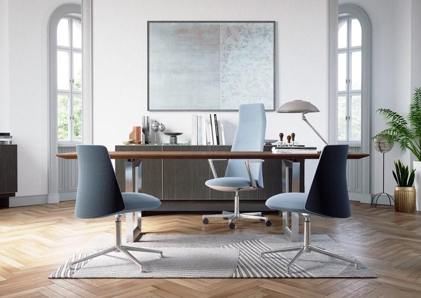 LD Seating Офисное кресло из ткани с 5 спицами на колесиках Melody design sun-id-1491948 - Вид №1