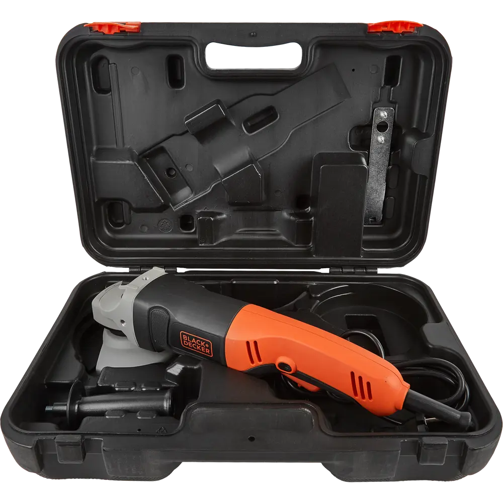 УШМ сетевая Black&Decker KG1202K-QS, 1200 Вт, 125 мм 83071284 STLM-2182776 BLACK + DECKER  - Вид №5