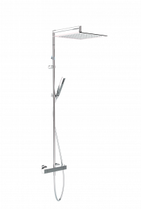 00-1230E-CR CARIMALI Телескопическая насадка Extreme Square, душевая лейка MySlim