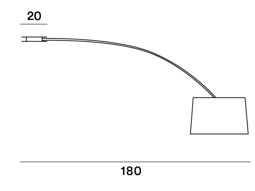 Поворотный подвесной светильник из композитного материала Foscarini ARCH-00118290 - Вид №4
