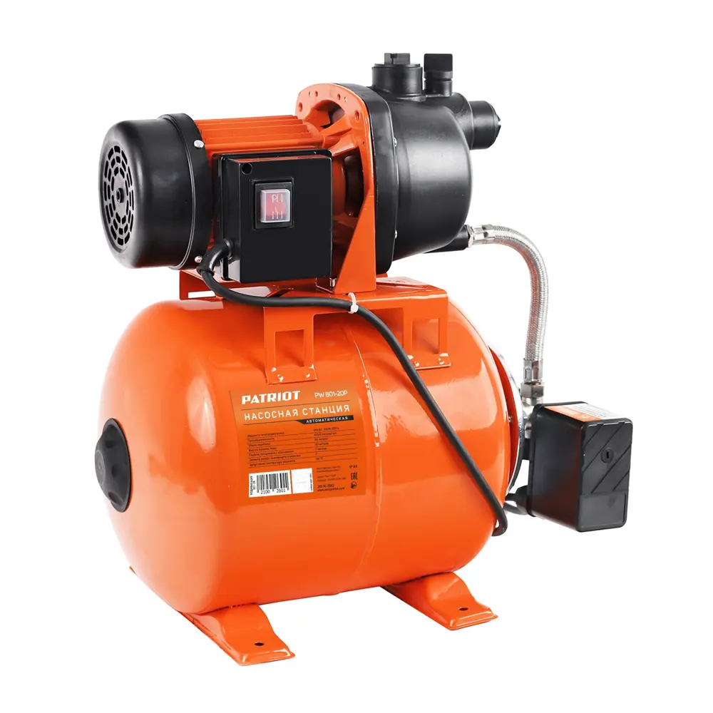 НАСОСНАЯ СТАНЦИЯ PATRIOT PW 800-20 P, 3000 л/ч STLM-2097370 - Вид №9