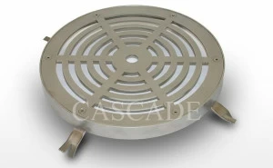 CASCADE Сливная пластина из нержавеющей стали для напольного фонтана