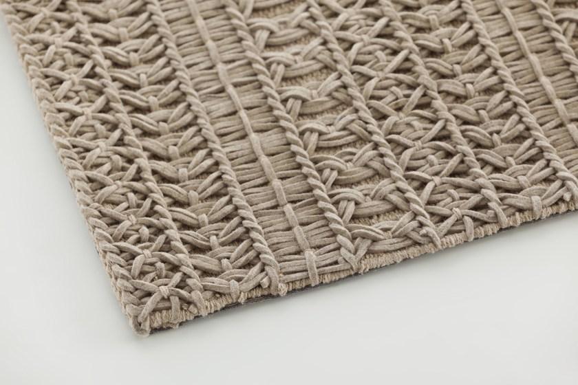 GAN Однотонный прямоугольный ковер из шерсти Felt sun-id-1503408 - Вид №2