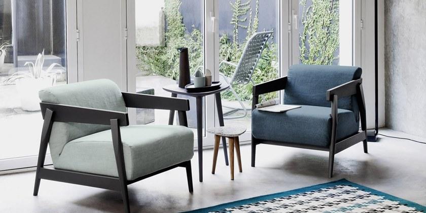 Gervasoni Кресло с обивкой из ткани с подлокотниками Brick sun-id-1449368 - Вид №3