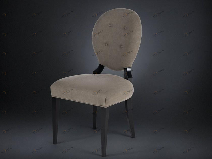 VGnewtrend Стул-медальон из ткани sun-id-1447718