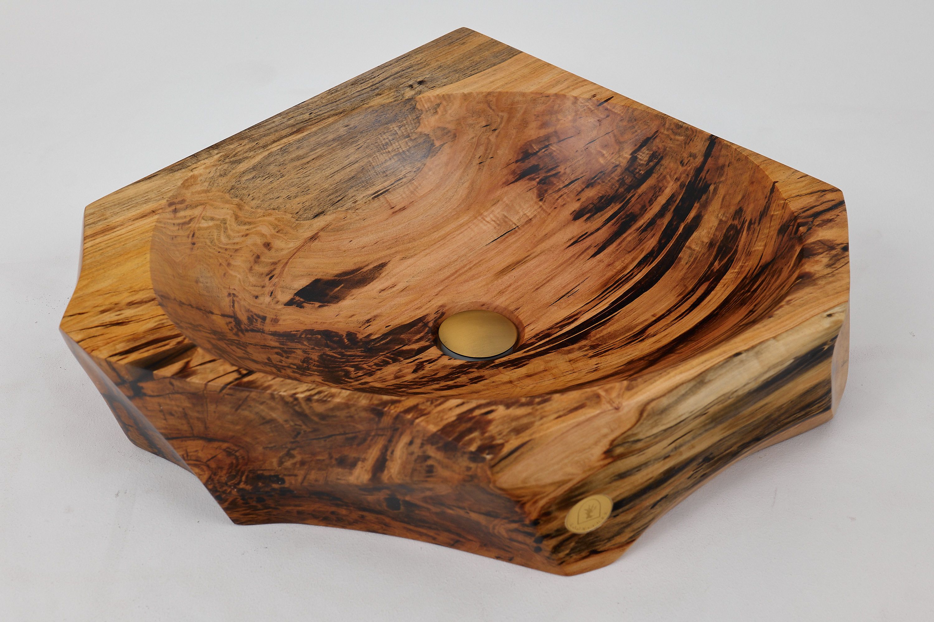 Твердая деревянная раковина / умывальник Logniture Banik ARCH-00024933 - Вид №1