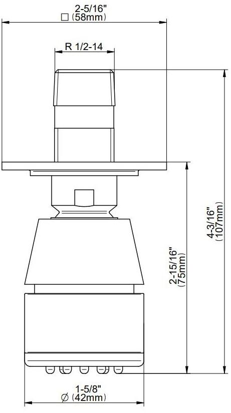 GRAFF Боковая насадка для душа Finezza 5161900 - Вид №4