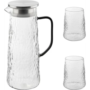 Кувшин 1.5 л Leonord с крышкой стекло цвет прозрачный 2 шт