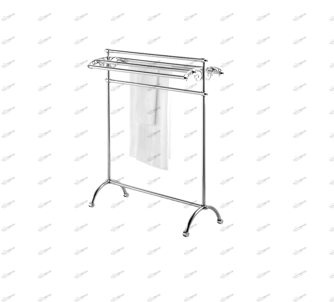 Gentry Home Trevor Вешалка для полотенец отдельно стоящая Unique Хром GH101511