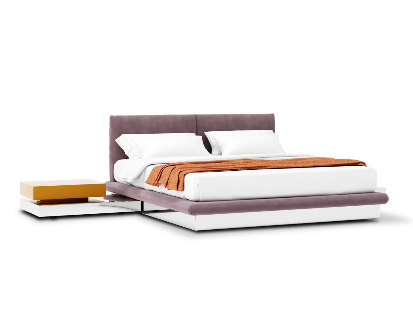 Мягкая двуспальная кровать Baxter Aura ARCH-00040037