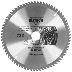 Диск пильный Elitech 1820.056900 9187634