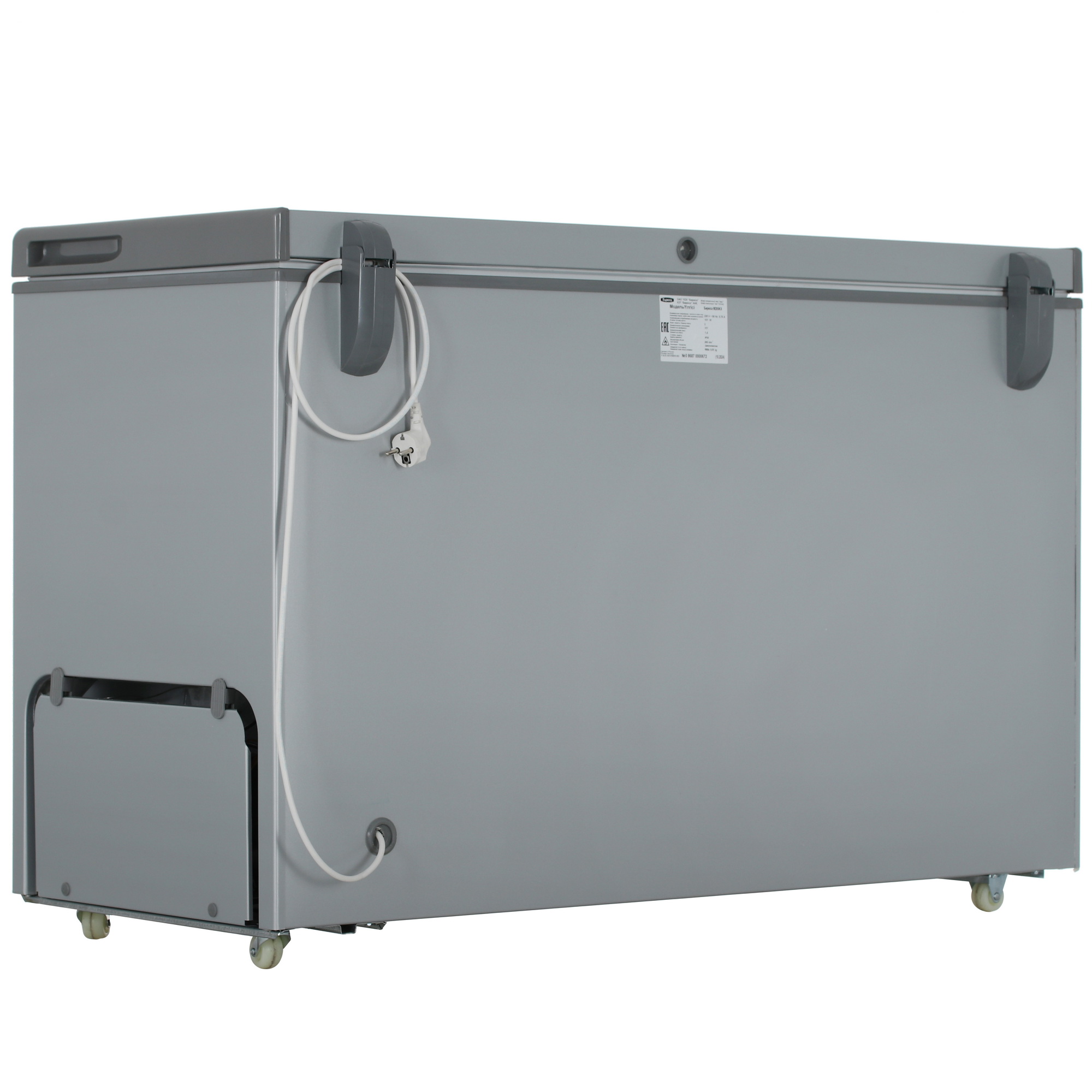 9079277 Морозильный ларь Бирюса M285KX серебристый STDN-0049616 - Вид №4