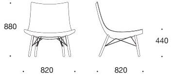 ROSSIN Кресло из полиуретана Luc sun-id-1428649 - Вид №5