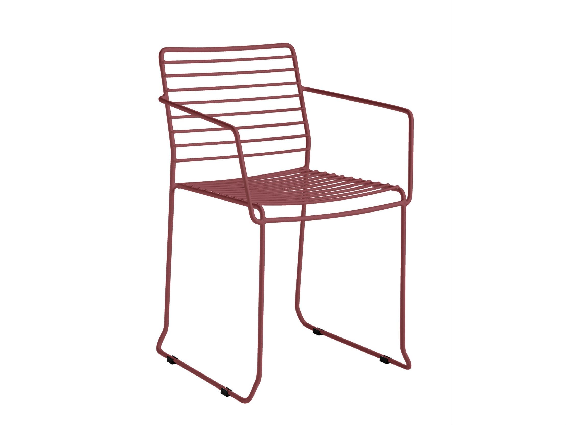 Стул для сада из оцинкованной стали с подлокотниками iSimar ARCH-00127946