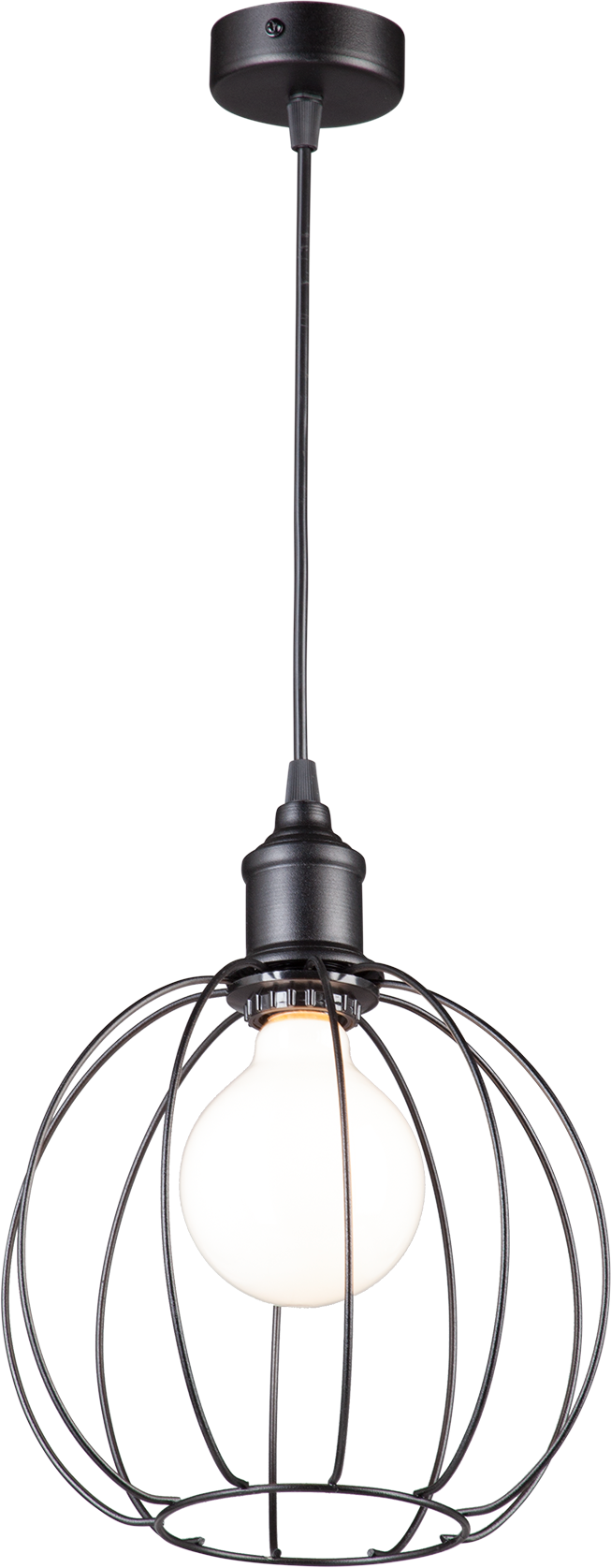 INSPIRE Подвесной светильник «Сфера» черный матовый для современного интерьера 18643266