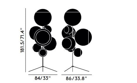 Поликарбонат светодиодный торшер Tom Dixon Mirror Ball ARCH-00112436 - Вид №5