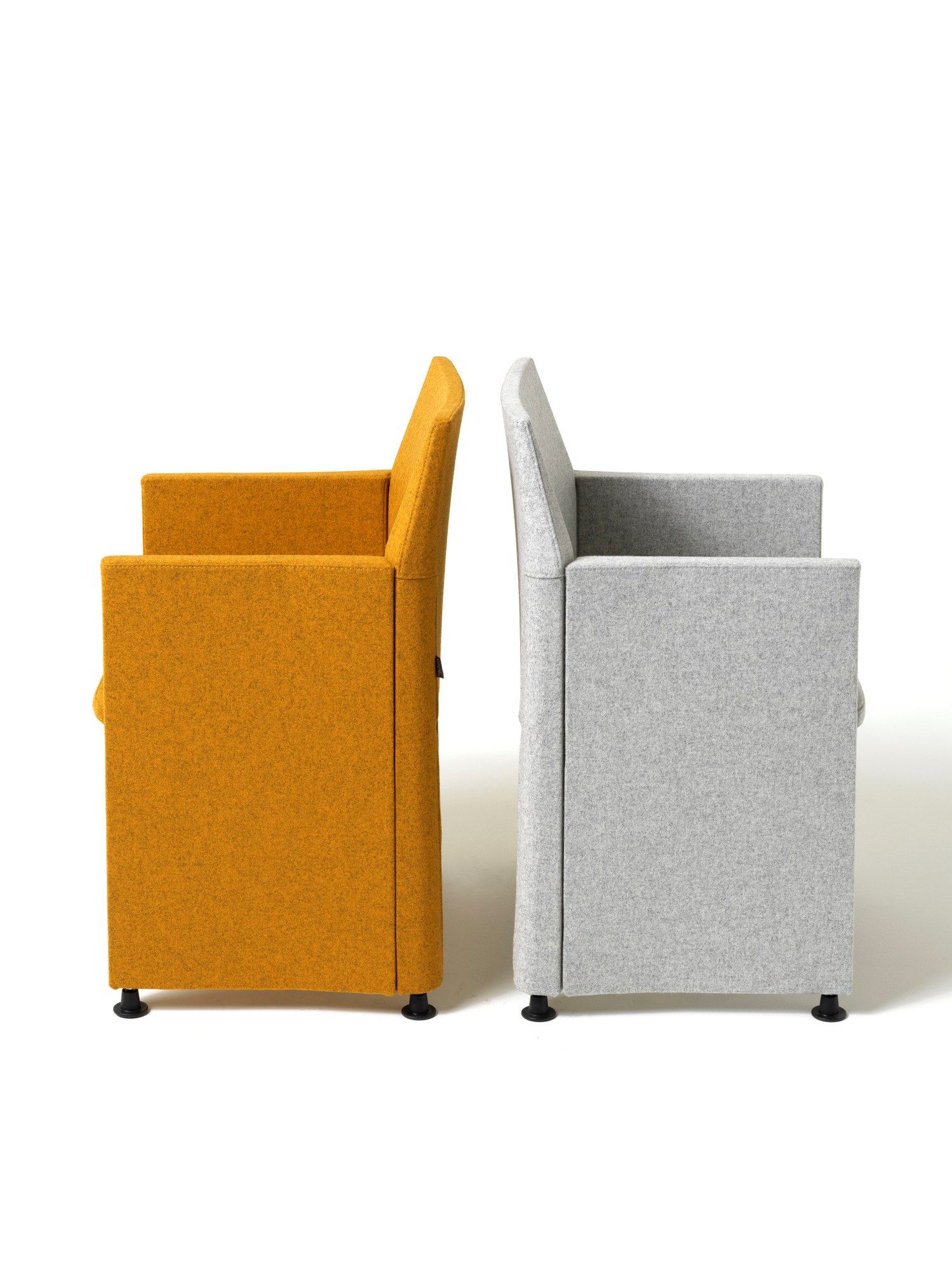 Тканевый стул для конференций с колесами Diemme оригами ARCH-00013996 - Вид №4