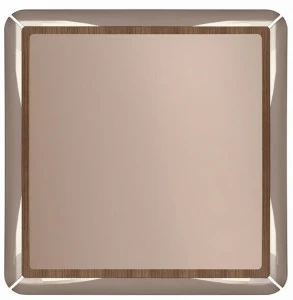 Tonin Casa Зеркало настенное квадратное в ореховой раме