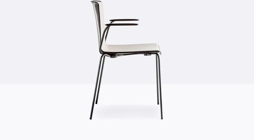 Pedrali Штабелируемый пластиковый стул для ресторана с подлокотниками Tweet sun-id-1386547 - Вид №2