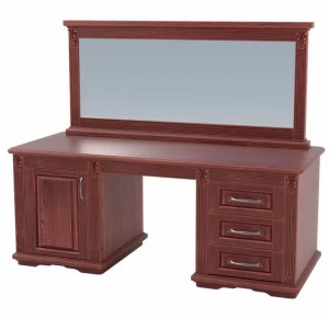 Туалетный столик с зеркалом деревянный, ясень, красное дерево "Палермо" Elite DREAMLINE ПАЛЕРМО 176720 Коричневый