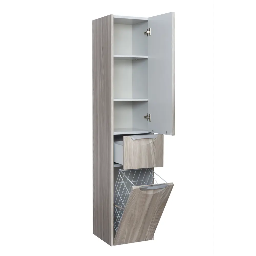 Шкаф-колонна Aquaton Сильва правый дуб фьорд STLM-2059141 - Вид №1