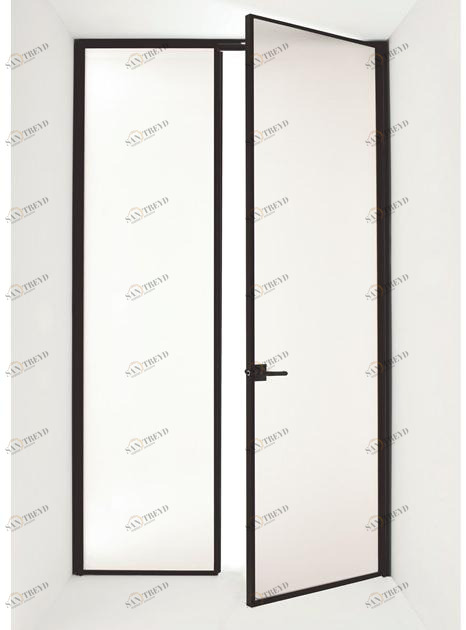 ALBED Распашная стеклянная дверь без фальш-рамы Prima sun-id-1483091