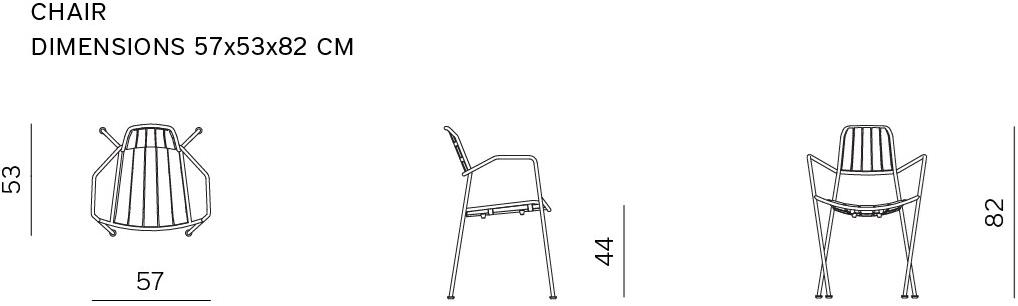 prostoria Стул с подлокотниками Osmo sun-id-1491265 - Вид №3