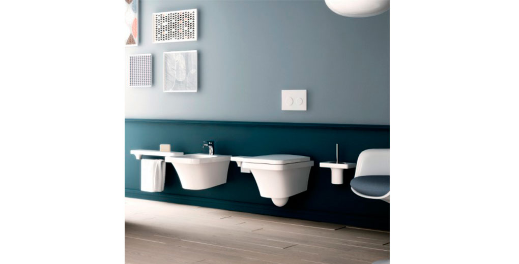 FLW10 Подвесной унитаз настенный Белый Ceramica Hidra FLAT Италия - Вид №2