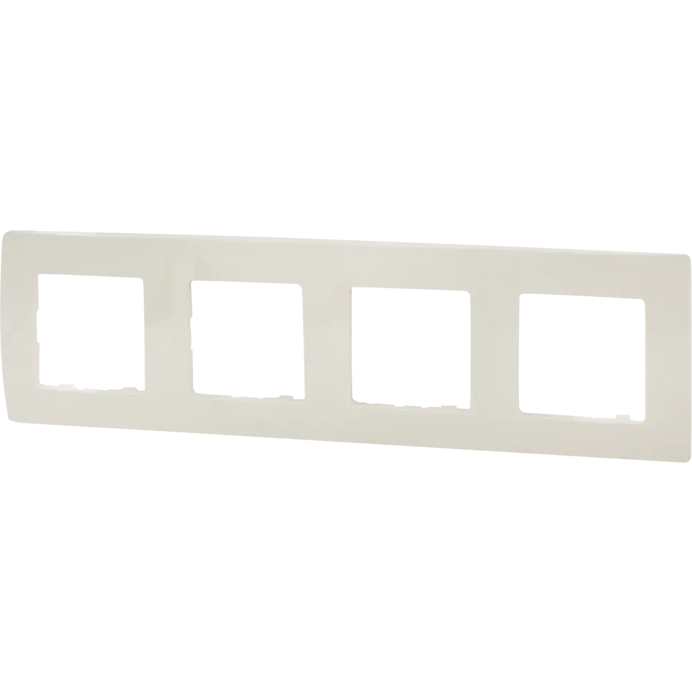 Рамка Legrand Etika на 4 розетки — элегантная слоновая кость 17356548 STLM-0007991 - Вид №1