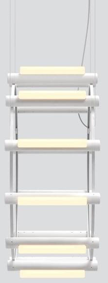 ANDlight Подвесной светильник из алюминия и акрила Pipeline Pip-cha-3 - Вид №2