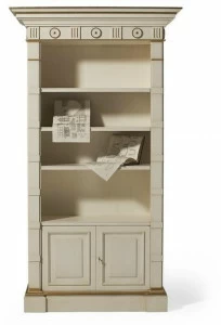 OAK Открытый лакированный деревянный стеллаж Galleria