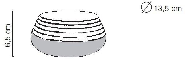 Fos Ceramiche Фарфоровая ваза Antithesis oro e platino Pf-2001 - Вид №3